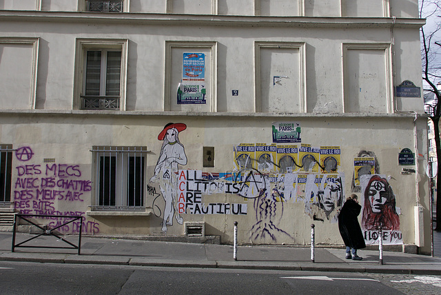 la féminicide, Paris February 2020