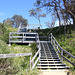 steps to Diamond Beach