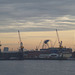 Novembertag am Hamburger Hafen