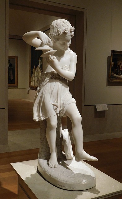 Genius of Mirth by Thomas Crawford in the Metropolitan Museum of Art, January 2022