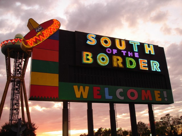 South of the border