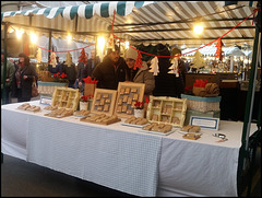 Christmas market stall