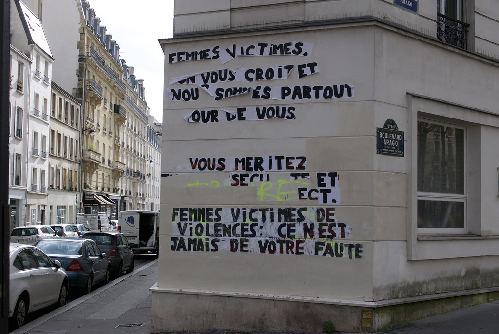 la féminicide, Paris February 2020