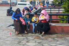 Mexico, San Cristobal de las Casas, Scene on the Plaza de la Paz