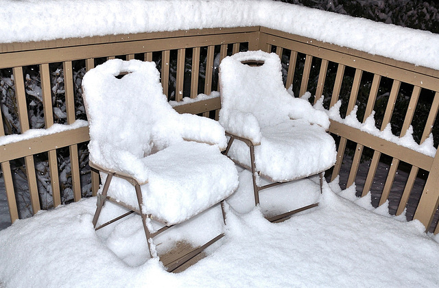 snow chairs