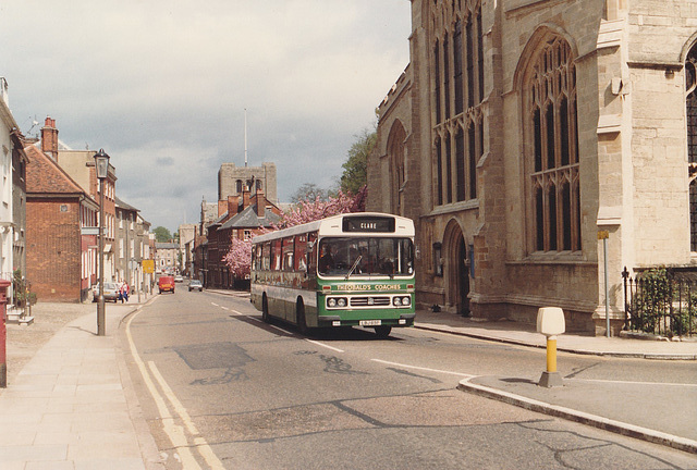 Theobald’s Coaches LBJ 65P in Bury St. Edmunds – 2 May 1987 (48-0)