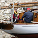 Day 10, Alan & Jane waiting to be afloat, Tadoussac