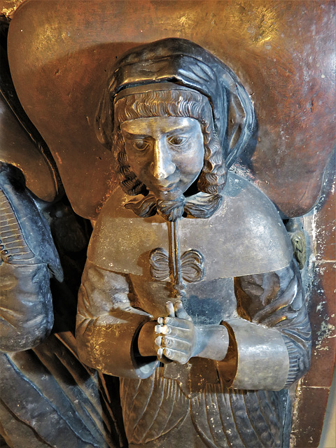 morley church, derbs ; c17 tomb of  jacynth sacheverell