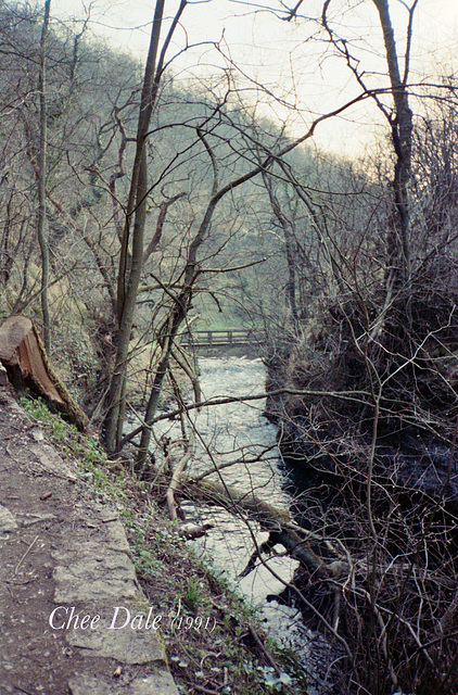 River Wye Chee Dale (Scan from 1991)