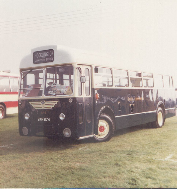 East Yorkshire 674 (VKH 674) (Preserved) - Sep 1982 East Yorkshire 674 (VKH 674) (Preserved) - Sep 1982