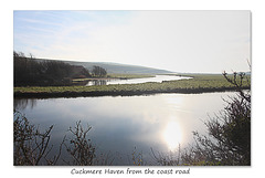 Cuckmere Haven from the A259, coast road in Sussex - 19.1.2016