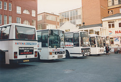 National Express Wellington Street Coach Station, Leeds - 19 Oct 1991