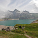 Der Lünersee am Ende des Brandnertals