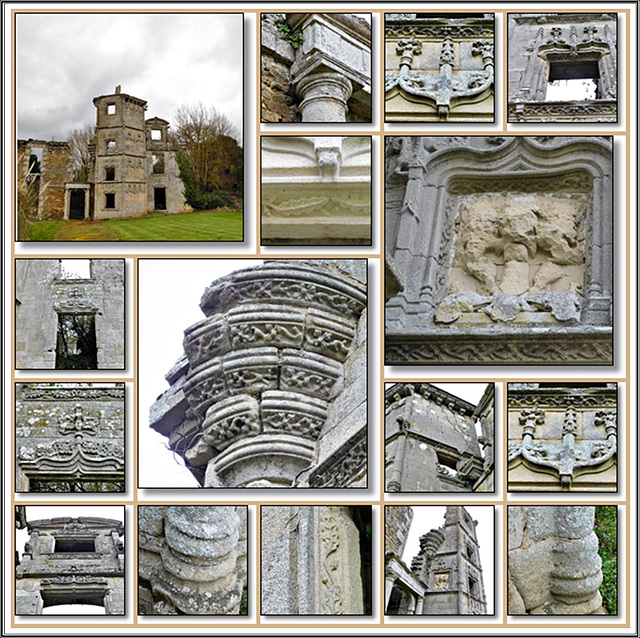 Les ruines du château de la Garaye à Taden (22)