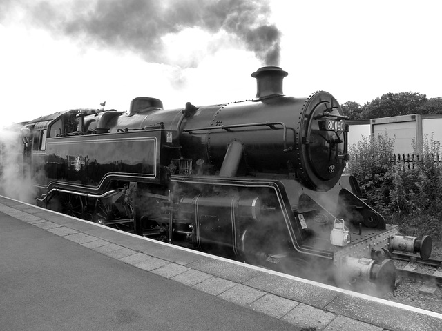 Class 4MT 2-6-4T at Rawtenstall