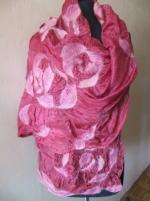 nuno felted scarf