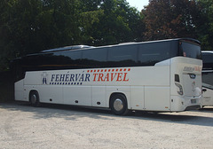 DSCF3197 Fehérvár Travel (Hungary) NMY 244 at Leeds Castle - 6 Jul 2018