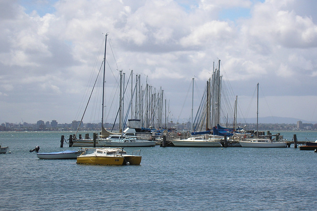 Boats At Williamstown Marina
