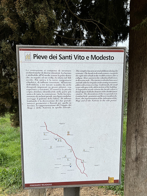 Pienza 2024 – Pieve di Corsignano – Sign