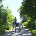 She or her horse did not want to be photographed