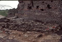 rubble surfaces near old work