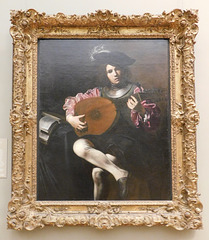 Lute Player by Valentin de Boulogne in the Metropolitan Museum of Art, January 2020