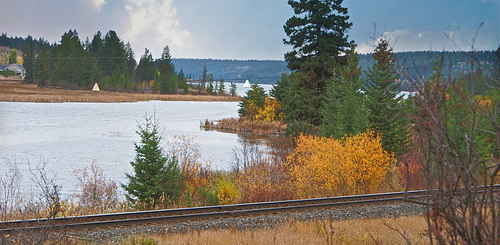 Fall at Lac La Hache, BC