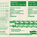 Grey Green Coaches timetable for London commuter services from S Suffolk and N Essex dated 19 Mar 1990 - Side 1