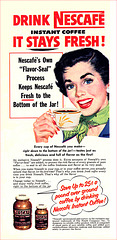 Nescafe Instant Coffee Ad, 1952