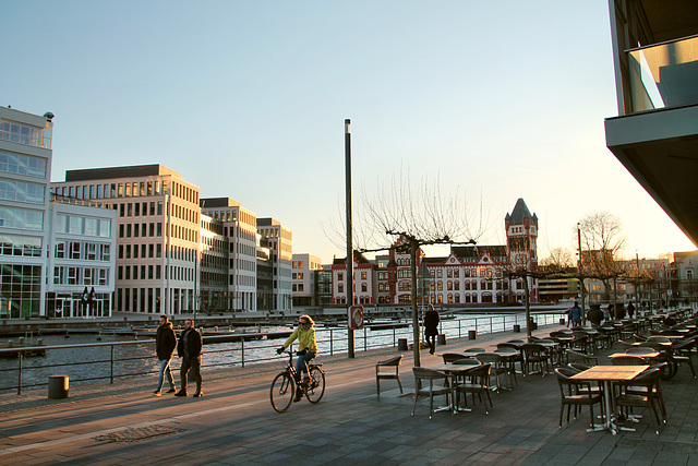 Hafenpromenade am Phoenix-See (Dortmund-Hörde) / 22.03.2020