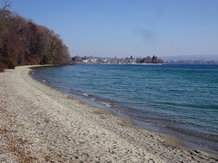 Am Strand bei Morges