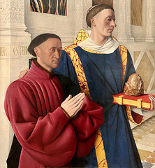 Berlin 2023 – Gemäldegalerie – Étienne Chevalier with Saint Stephanus