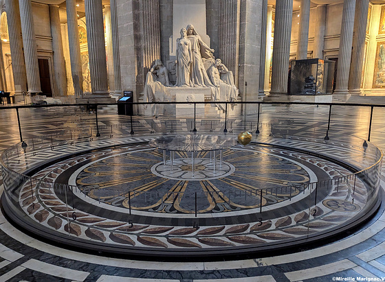 Le Pendule de Foucault au Panthéon (Paris5) France