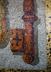 Detail, St. Peter's mosaic