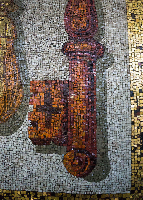 Detail, St. Peter's mosaic