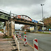 Eisenbahnbrücke der ehem. Krupp-Teststrecke über der Bottroper Straße (Essen-Altenessen) / 24.10.2018