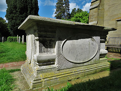 speldhurst church, kent (14)c19 chest tomb of sarah +1807 and thomas +1810 burrows