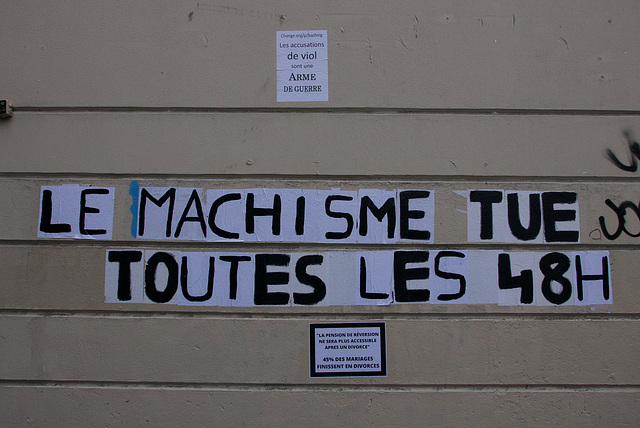 la féminicide, Paris February 2020