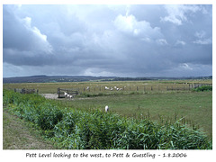 Pett Level - a view to the west - East Sussex  - 1 8 2006