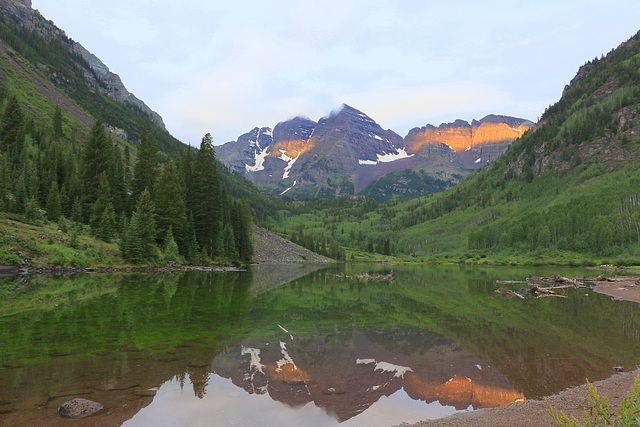 Maroon Lake and the Maroon Bells