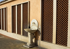 Papal water fountain