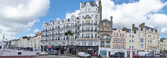 Hastings seafront around Palace Court 21 9 2018