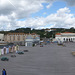 Hastings seafront from the upper deck of the pier 21 9 2018