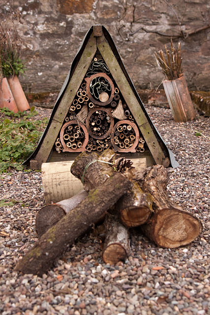 Bug hotel at Kellie Castle