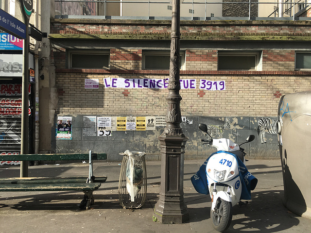 la féminicide, Paris February 2020