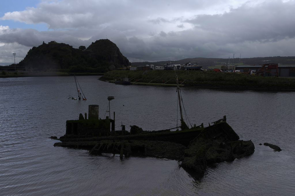 Rock and Wreck Silhouette