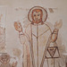 Detail of Wall Painting with Holy Men and Coptic Inscription in the Metropolitan Museum of Art, December 2023 Detail of Wall Painting with Holy Men and Coptic Inscription in the Metropolitan Museum of Art, December 2023