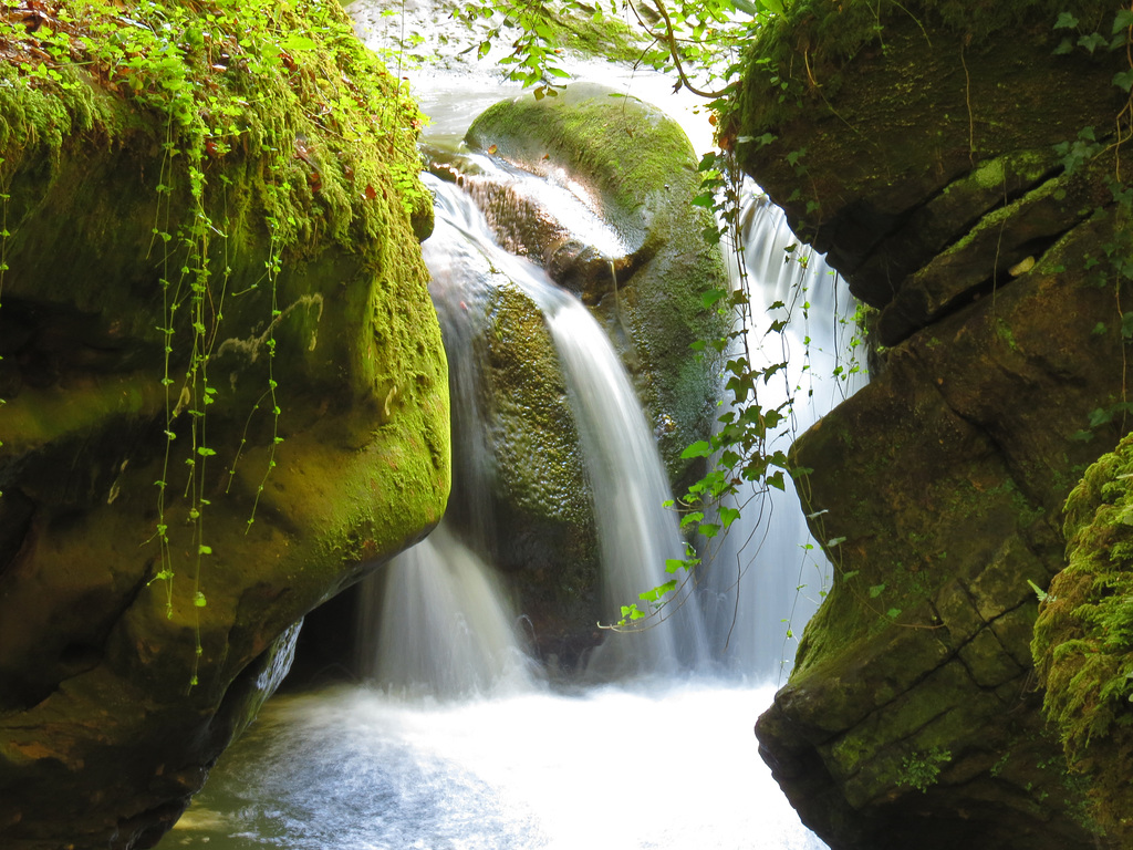 kleiner Wasserfall