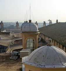 Rooftop view over Rome from St. Peter's