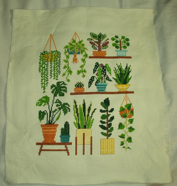 Homely Houseplants by Stitchonomy, SAL,